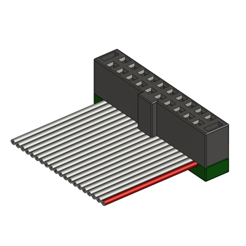 1,27 mm Flachbandkabel <br> 2,54 mm IDC-Steckverbinder - Don Connex  Electronics Co., Ltd.